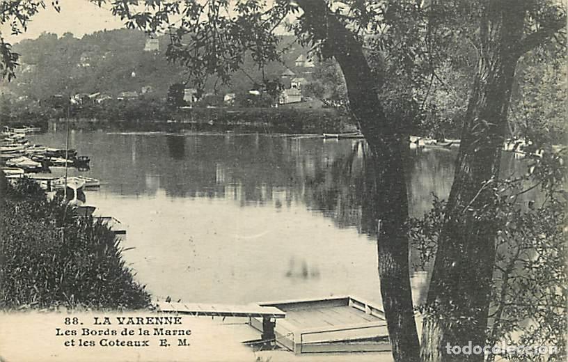 Postales: France - 94 - La Varenne Saint Hilaire - Les Bords de la Marne et les Coteaux - Oblit&eacute;ration ronde d