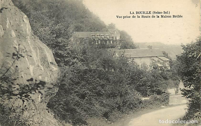 Postais: France - 76 - La Bouille - Vue prise de la Roule de la Maison Brul&eacute;e - CPA - Voir Scans Recto-Verso
