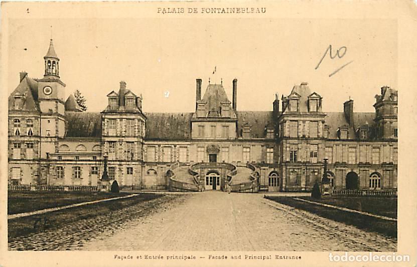 Postais: France - 77 - Fontainebleau - Palais de Fontaineblau - Fa&ccedil;ade et Entr&eacute;e principale - Carte Neuve - C