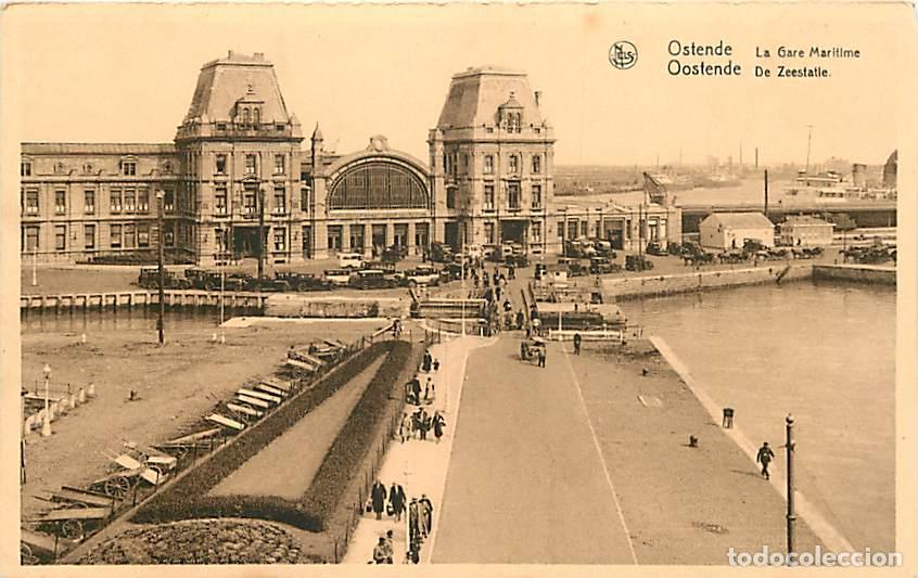 Postais: Belgique - Ostende - La Gare Maritime - Anim&eacute;e - Carte Neuve - CPA - Voir Scans Recto-Verso