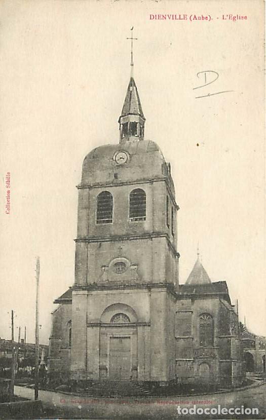 Cartoline: France - 10 - Dienville - L'Eglise - Oblit&eacute;ration ronde de 1930 - CPA - Voir Scans Recto-Verso