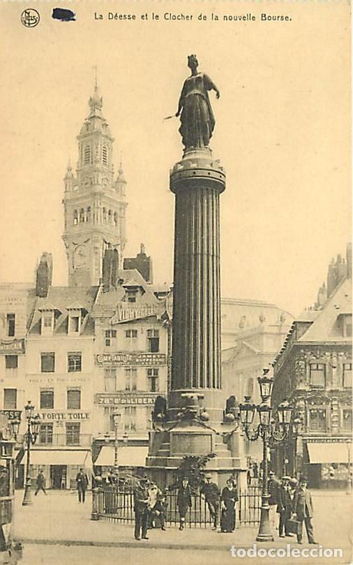 Cartes Postales: Belgique - Tournai - La D&eacute;esse et le Clocher de la nouvelle Bourse - Anim&eacute;e - Carte Neuve - CPA - Vo