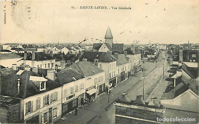 Cartoline: France - 10 - Sainte Savine - Vue G&eacute;n&eacute;rale - Correspondance - Oblit&eacute;ration ronde de 1908 - CPA - Voi