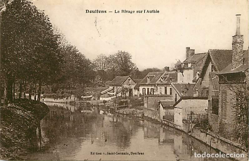 Cartoline: France - 80 - Doullens - Le Rivage sur l'Authie - Oblit&eacute;ration ronde de 1931 - CPA - Voir Scans Rect