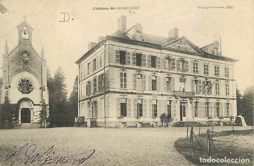 Cartoline: France - 80 - Gezaincourt - Le Ch&acirc;teau - Oblit&eacute;ration ronde de 1905 - CPA - Voir Scans Recto-Verso