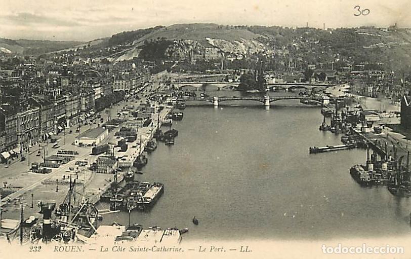 Postkarten: France - 76 - Rouen - La Cote Sainte Catherine - Le Port - CPA - Voir Scans Recto-Verso