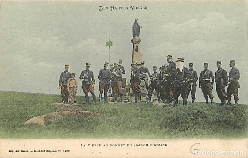 Postkarten: France - 88 - Le Ballon d'Alsace - La Vierge du Sommet du Ballon d'Alsace - Anim&eacute;e - Coloris&eacute;e - Mil