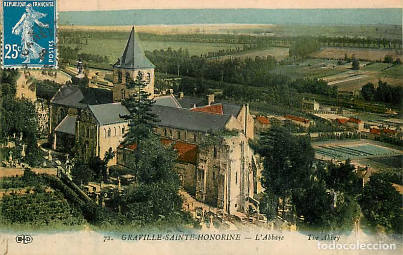Postkarten: France - 76 - Graville Sainte Honorine - L'Abbaye - Coloris&eacute;e - CPA - Voir Scans Recto-Verso