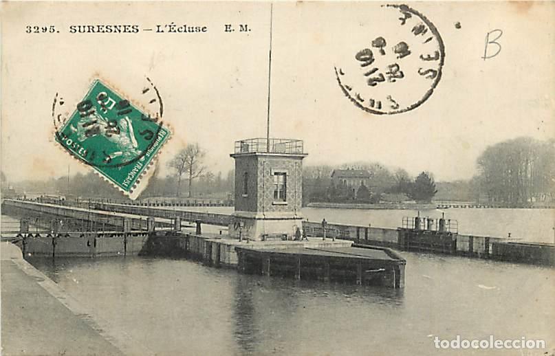 Postkarten: France - 92 - Suresnes - L'Ecluse - Oblit&eacute;ration ronde de 1916 - CPA - Voir Scans Recto-Verso