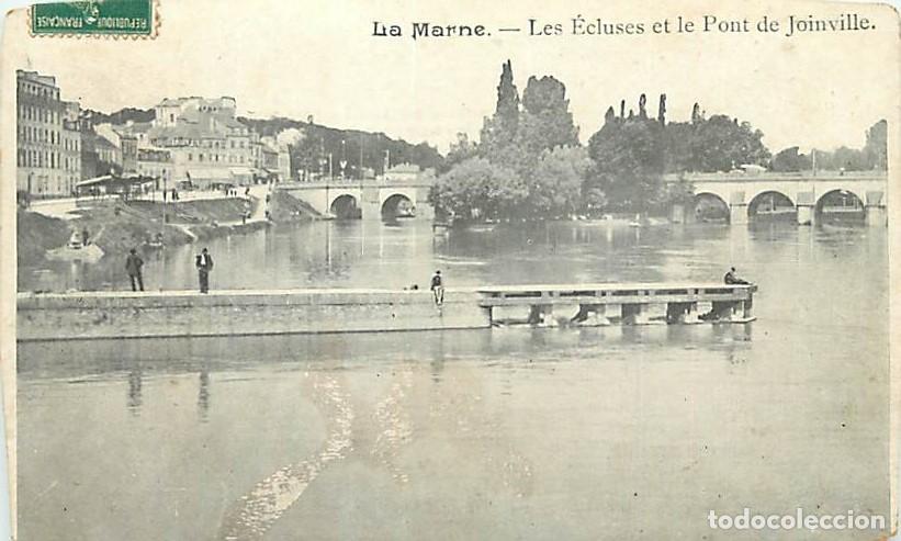Postkarten: France - 94 - Joinville le Pont - Les &Eacute;cluses et le Pont de Joinville - Etat contours arrondis - CPA