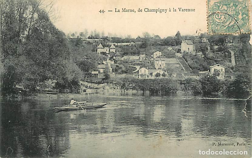 Postkarten: France - 94 - Champigny sur Marne - La Marne, de Champigny &agrave; la Varenne - Anim&eacute;e - Canotage - CPA -