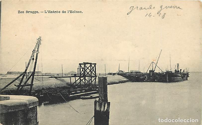 Postkarten: Belgique - Zeebrugge - L'Entr&eacute;e de l'Ecluse - Bateaux - CPA - Voir Scans Recto-Verso