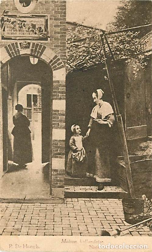 Postcards: Pays - Pays Bas - P De Hoogh - Maison hollandaise - Art Peinture - CPA - Voir Scans Recto-Verso
