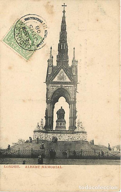 Postcards: Pays - Royaume-Uni - London - Londres - Albert Memorial - Anim&eacute;e - CPA - Voir Scans Recto-Verso