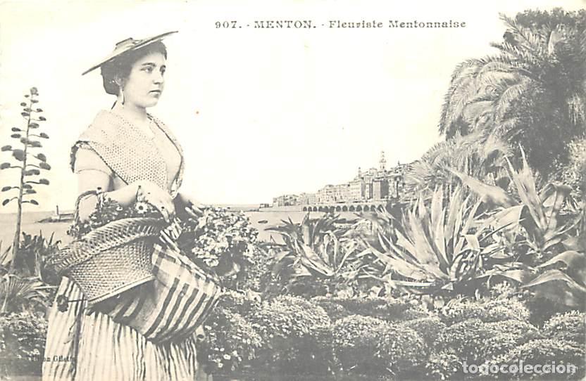 Postais: France - 06 - Menton - Fleuriste Mentonnaise - Anim&eacute;e - Folklore - CPA - Voir Scans Recto-Verso