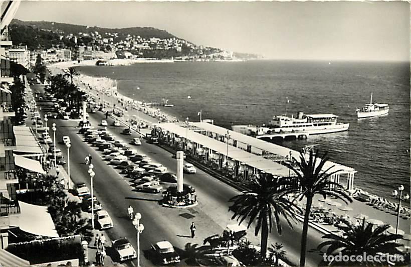 Postais: France - 06 - Nice - La Promenade des Anglais et le Mont Boron - Anim&eacute;e - Automobiles - CPSM format