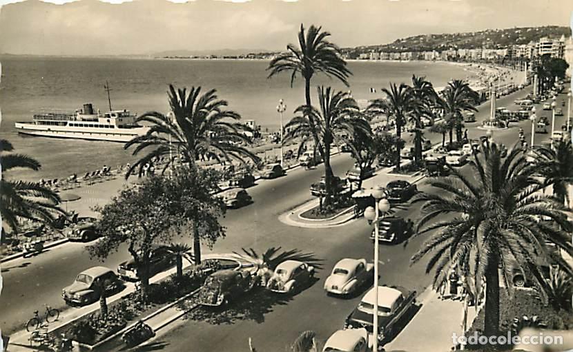 Postais: France - 06 - Nice - La Promenade des Anglais - Automobiles - CPSM format CPA - Oblit&eacute;ration ronde d