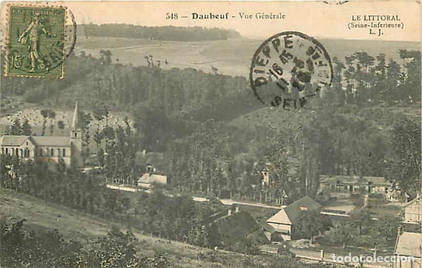 Postais: France - 76 - Daubeuf - Vue G&eacute;n&eacute;rale - Oblit&eacute;ration ronde de 1921 - CPA - Voir Scans Recto-Verso