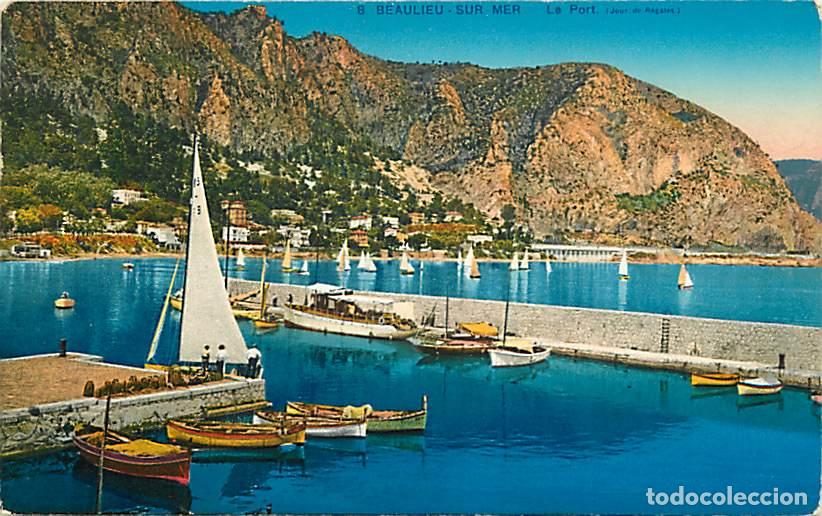 Cartes Postales: France - 06 - Beaulieu sur Mer - Le Port - Coloris&eacute;e - CPA - Carte Neuve - Voir Scans Recto-Verso