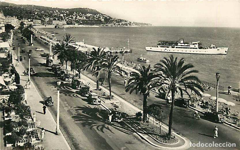 Cartes Postales: France - 06 - Nice - La Promenade des Anglais - Automobiles - CPSM format CPA - Oblit&eacute;ration ronde d