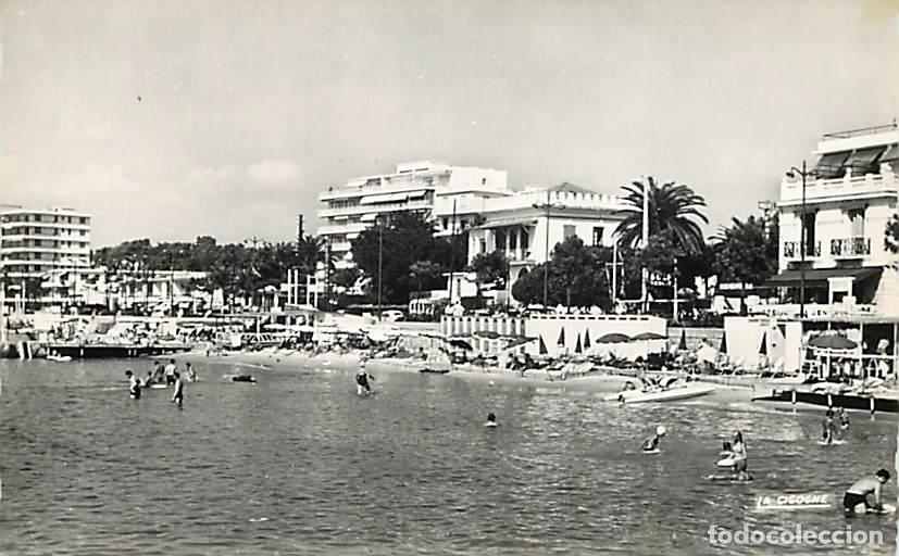 Postcards: France - 06 - Antibes - Juan les Pins - Les Plages - Anim&eacute;e - CPSM format CPA - Voir Scans Recto-Ver