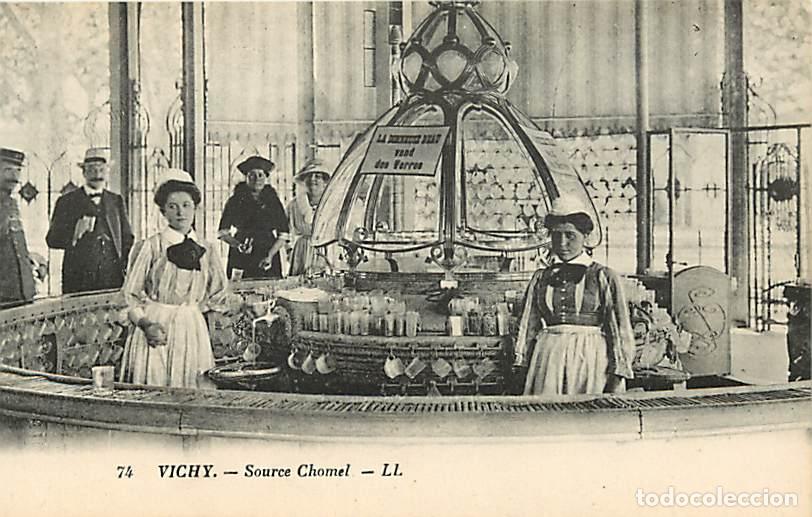 Postcards: France - 03 - Vichy - Source Chomel - Anim&eacute;e - CPA - Carte Neuve - Voir Scans Recto-Verso