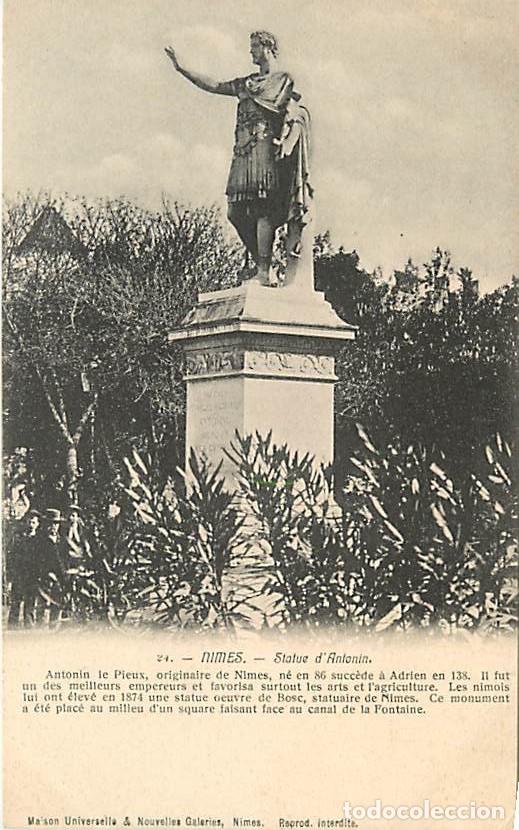 Cartoline: France - 30 - Nimes - Statue d'Antonin - CPA - Carte Neuve - Voir Scans Recto-Verso