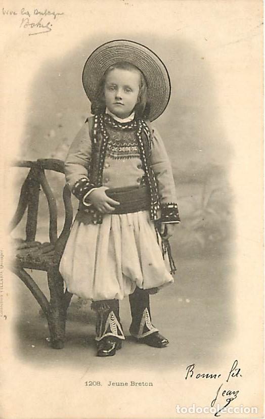 Cartoline: France - 29 - Finist&egrave;re - Jeune Breton - Anim&eacute;e - Enfants - Folklore - Pr&eacute;curseur - CPA - Oblit&eacute;rati