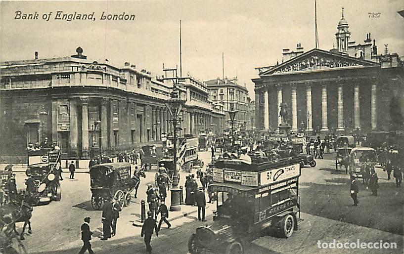 Postcards: Pays - Royaume-Uni - London - Londres - Bank of England - Anim&eacute;e - Automobiles - CPA - Carte Neuve -