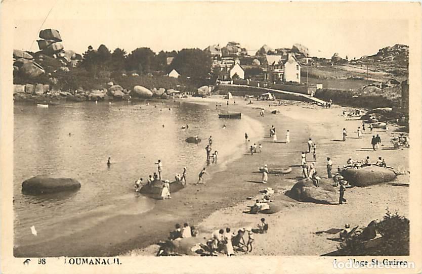 Postcards: France - 22 - Ploumanach - Plage Saint Guirec - Anim&eacute;e - Sc&egrave;nes de Plage - CPA - Voir Scans Recto-Ve