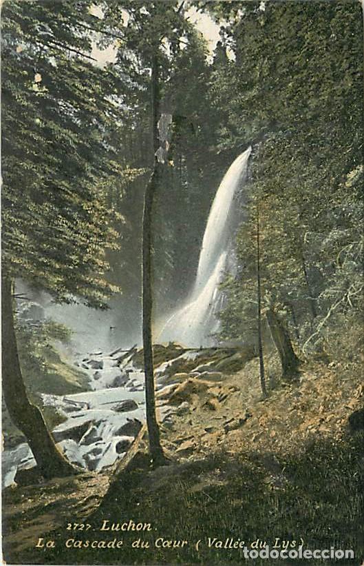 Postales: France - 31 - Luchon - La Cascade du C�ur (Vall&eacute;e du Lys) - Coloris&eacute;e - CPA - Voir Scans Recto-Verso