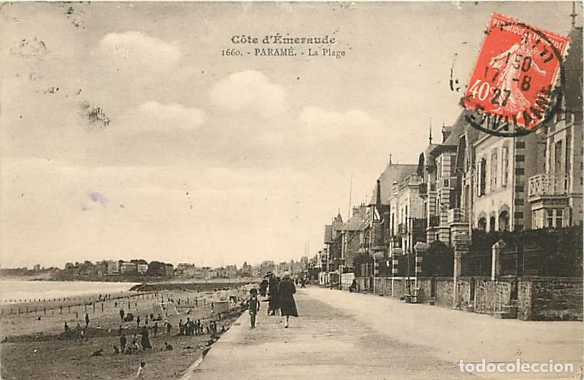 Postcards: France - 35 - Param&eacute; - La Plage - Anim&eacute;e - CPA - Oblit&eacute;ration ronde de 1927 - Voir Scans Recto-Verso