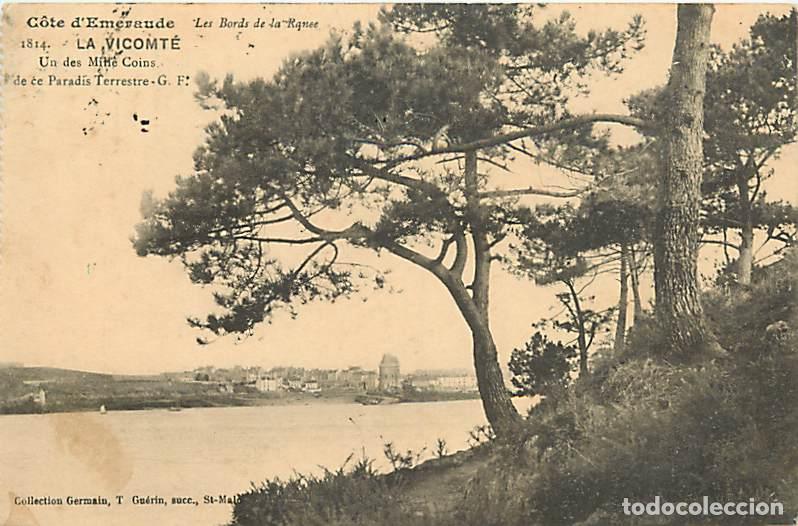 Postcards: France - 35 - La Vicomt&eacute; - Les bords de la Rance - Correspondance - CPA - Oblit&eacute;ration ronde de 1915