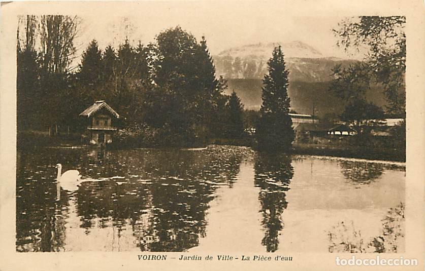 Postcards: France - 38 - Voiron - Jardin de Ville - La Pi&egrave;ce d'eau - CPA - Voir Scans Recto-Verso