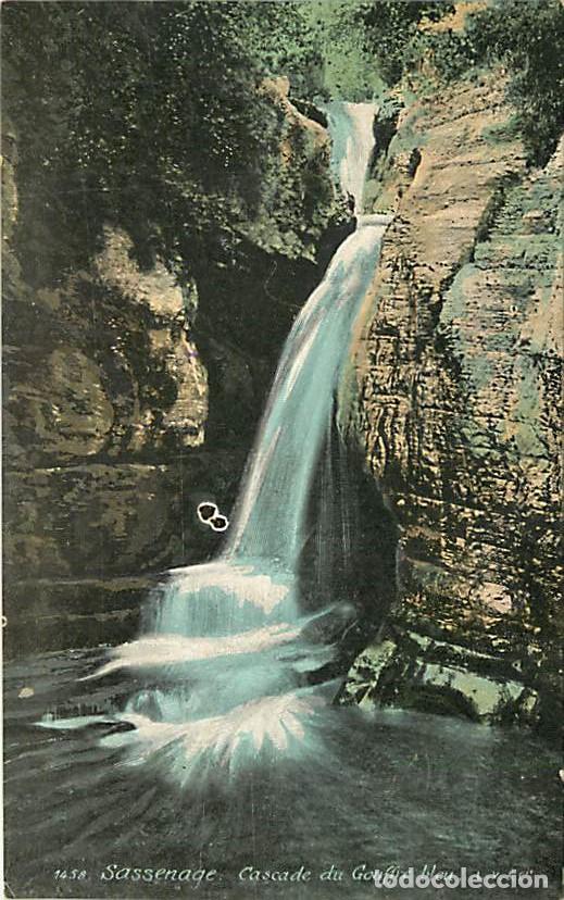 Postcards: France - 38 - Sassenage - Cascade du Gouffre bleu - Coloris&eacute;e - Correspondance - CPA - Voir Scans Re