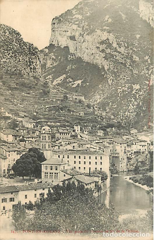 Postcards: France - 38 - Pont en Royans - Vue prise du chemin de fer de la Drome - CPA - Oblit&eacute;ration ronde de
