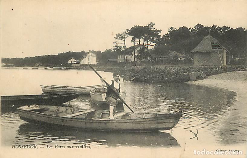 Postcards: France - 40 - Hossegor - Les Parcs aux Huitres - Anim&eacute;e - Ostr&eacute;iculture - CPA - Oblit&eacute;ration ronde d