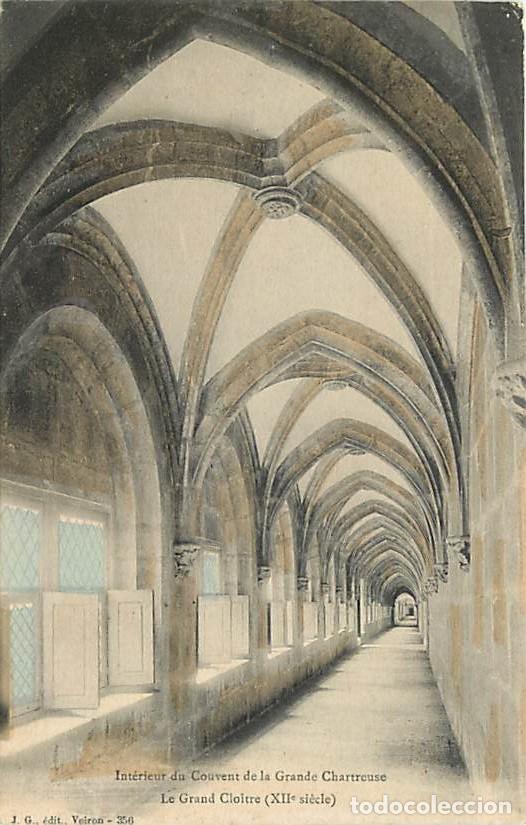 Postales: France - 38 - La Grande Chartreuse - Couvent de la Grande Chartreuse - Le Grand Clo&icirc;tre - Coloris&eacute;e