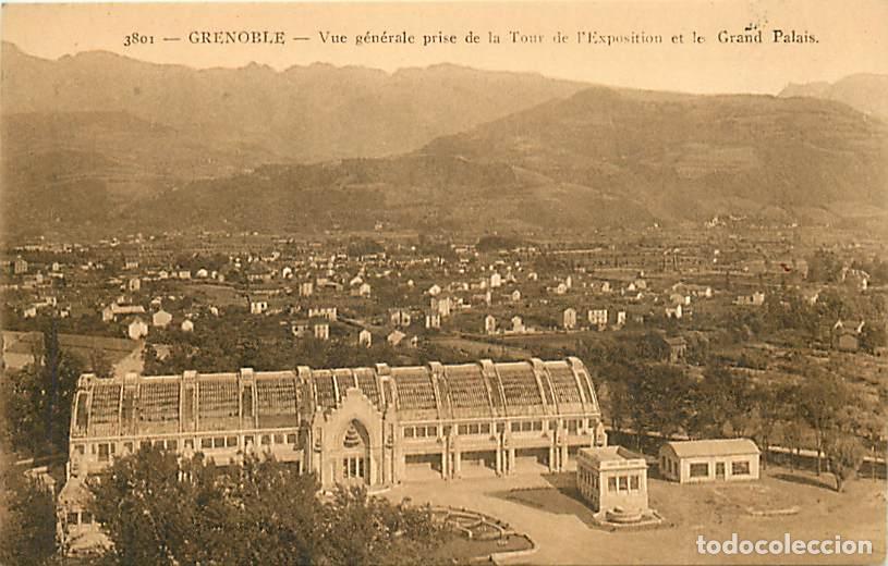 Postales: France - 38 - Grenoble - 1925 - Vue g&eacute;n&eacute;rale prise de la Tour de l'Exposition et le Grand Palais - C