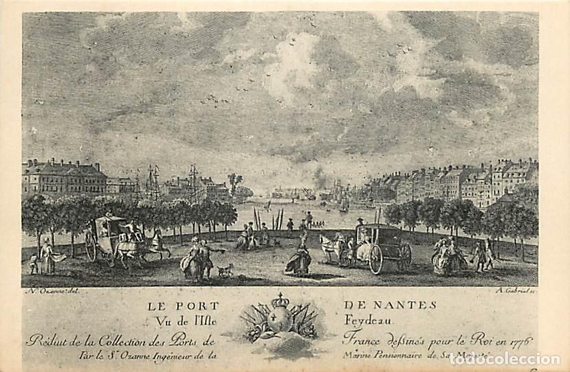 Postkarten: France - 44 - Nantes - Le Port vu de l'Ile Feydeau - Illustration - CPA - Voir Scans Recto-Verso