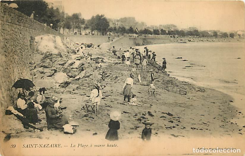 Postais: France - 44 - Saint Nazaire - La Plage &agrave; mar&eacute;e haute - Anim&eacute;e - CPA - Voir Scans Recto-Verso