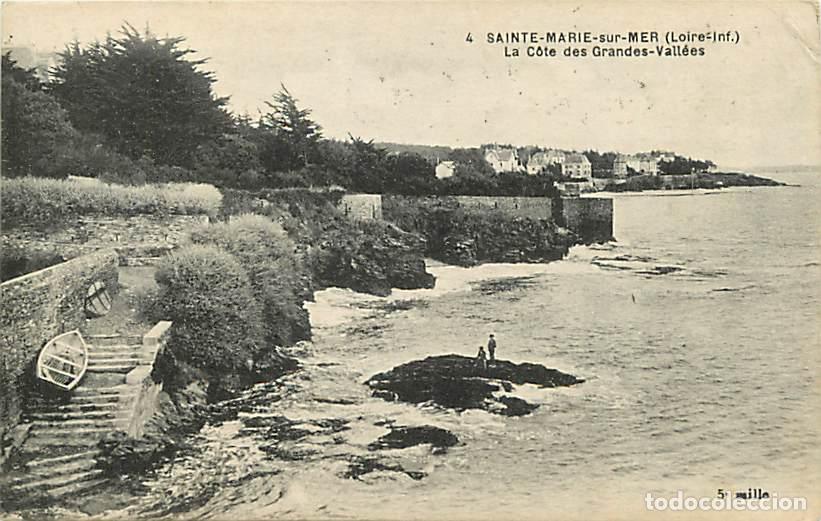 Postais: France - 44 - Sainte Marie sur Mer - La C&ocirc;te des Grandes-Vall&eacute;es - CPA - Oblit&eacute;ration ronde de 1920