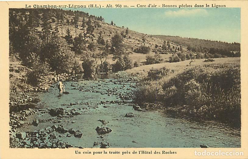 Postais: France - 43 - Le Chambon sur Lignon - Un coin pour la truite pr&egrave;s de l'H&ocirc;tel des Roches - CPA - Cart