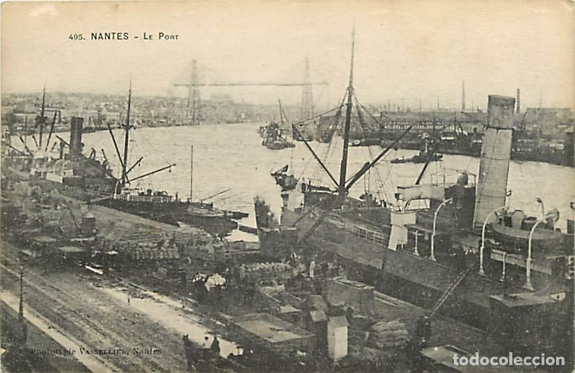 Postcards: France - 44 - Nantes - Le Port - Bateaux - CPA - Oblit&eacute;ration ronde de 1917 - Voir Scans Recto-Verso