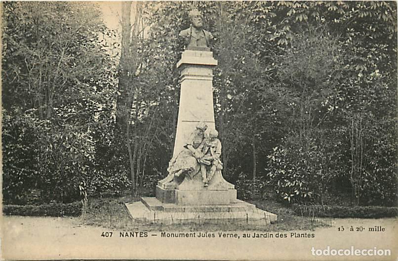Postcards: France - 44 - Nantes - Jardin des Plantes - Monument Jules Verne - CPA - Voir Scans Recto-Verso