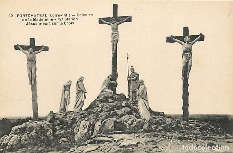 Cartoline: France - 44 - Pontchateau - Calvaire de la Madeleine - 12e Station - J&eacute;sus meurt sur la Croix - Art
