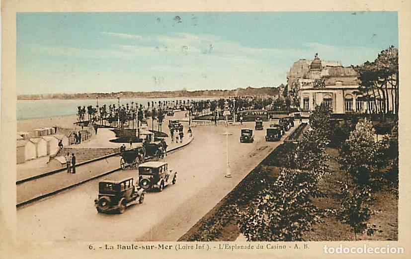 Postais: France - 44 - La Baule - L'Esplanade du Casino - Coloris&eacute;e - Automobiles - CPA - Voir Scans Recto-Ve