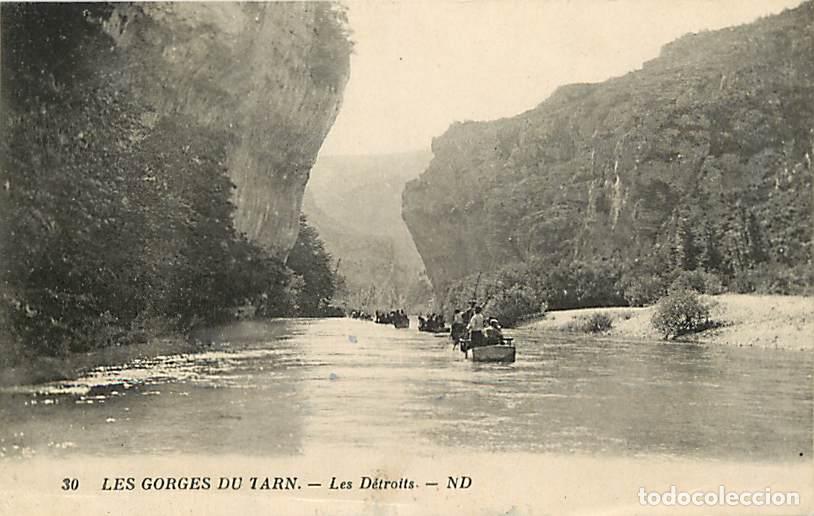 Postais: France - 48 - Les Gorges du Tarn - Les D&eacute;troits - Anim&eacute;e - CPA - Oblit&eacute;ration ronde de 1926 - Voir S