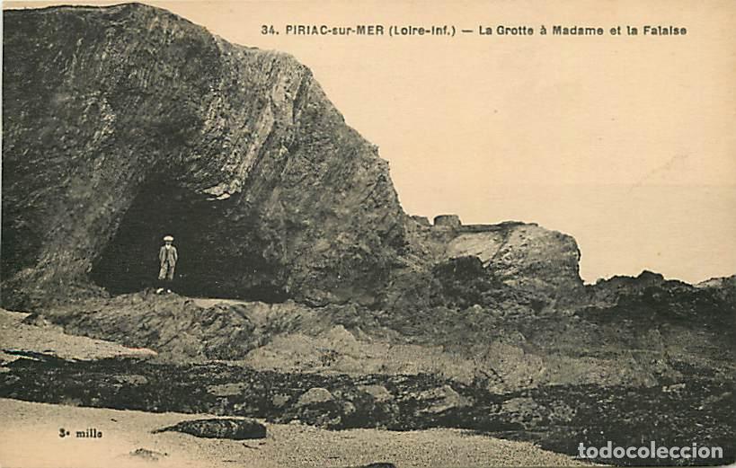 Postais: France - 44 - Piriac sur Mer - La Grotte &agrave; Madame et la Falaise - Anim&eacute;e - CPA - Voir Scans Recto-Ve