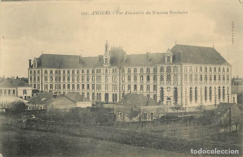 Postais: France - 49 - Angers - Vue d'ensemble du Nouveau S&eacute;minaire - Correspondance - CPA - Voyag&eacute;e en 1918